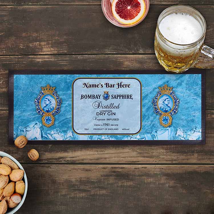 Bar Accessories Printed Absorbent Pub Felt Bar Runner Mat Polyester Fabric Cloth Rubber Bar Counter Mat With Logo