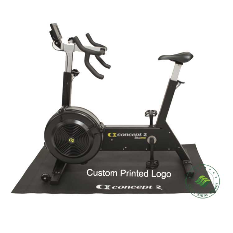 Best Indoor Cycling Mat Hardwood Floor Carpet Protection Workout Mat Recumbent Bike Trainer Mat Protective Floor Mat