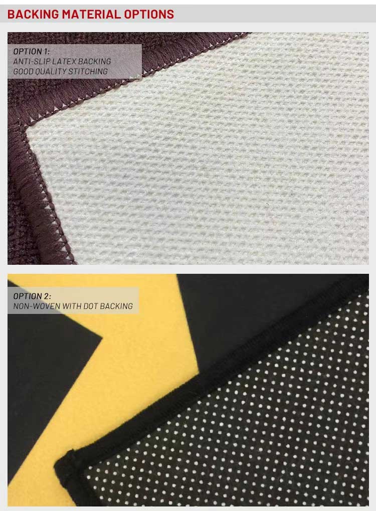 China Factory Custom Heavy Duty Darts Oche Mat Dart Accessories Anti-slip Printed Logo Rubber Dart Mat With Throw Line