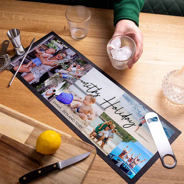 China Factory Hot New Economic High Quality Photo Printed Cloth Bar Runner Pub Rubber Beer Mat Branded Barmat