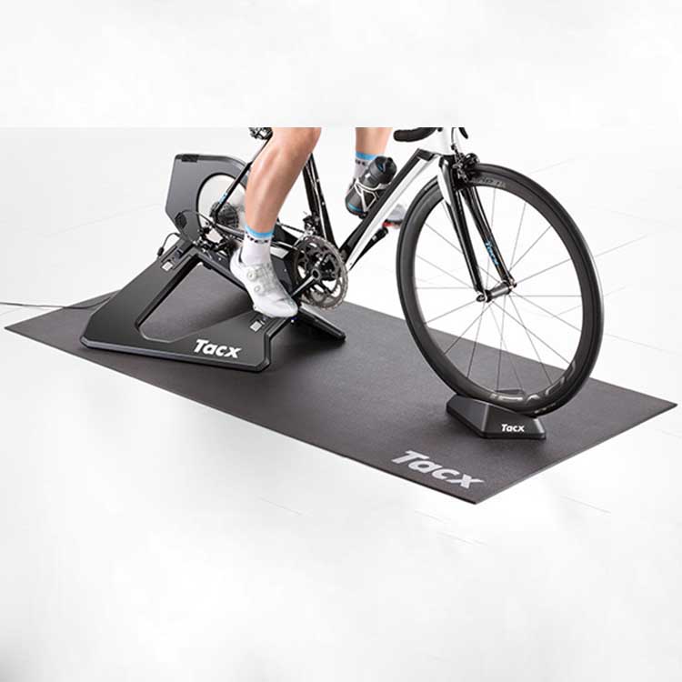 Custom Bicycle Turbo Trainer Equipment Protector Heavy Duty Exercise Bike Floor Mat Bike Trainer Sweat Mat