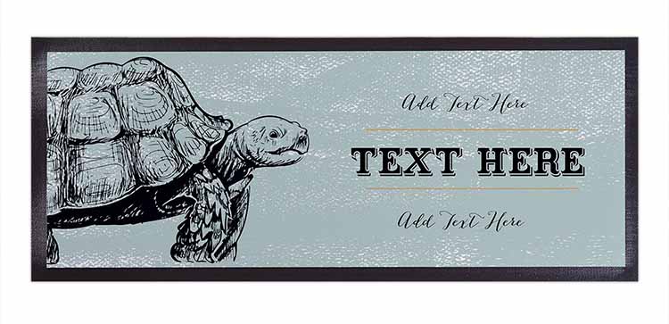 Heat Resistant Fabric Rum Beer Bar Runner Custom Printed Desk Table Counter Runner Mat Advertising Bar Top Mats