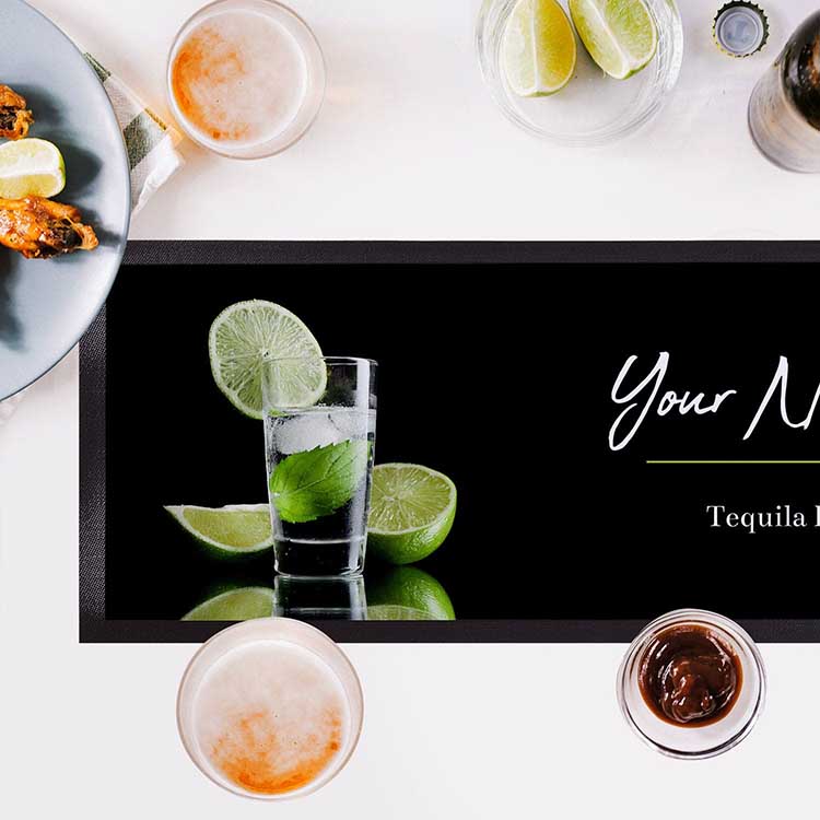 Heat Resistant Pad For Countertop Retail Counter Mats Tpr Pub Beer Mats Tequila Gin Bar Runner NBR Vintage Bar Mats