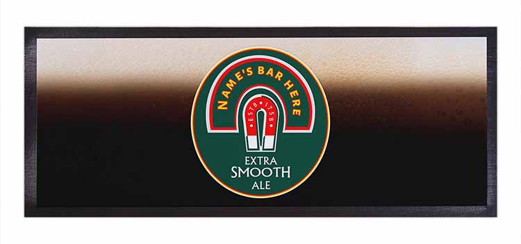 High Quality Custom Logo Ultra Absorbent Hard Wearing Printed Pub Beer Bar Runner Mat with Non Slip Rubber BackingHigh Quality Custom Logo Ultra Absorbent Hard Wearing Printed Pub Beer Bar Runner Mat with Non Slip Rubber Backing