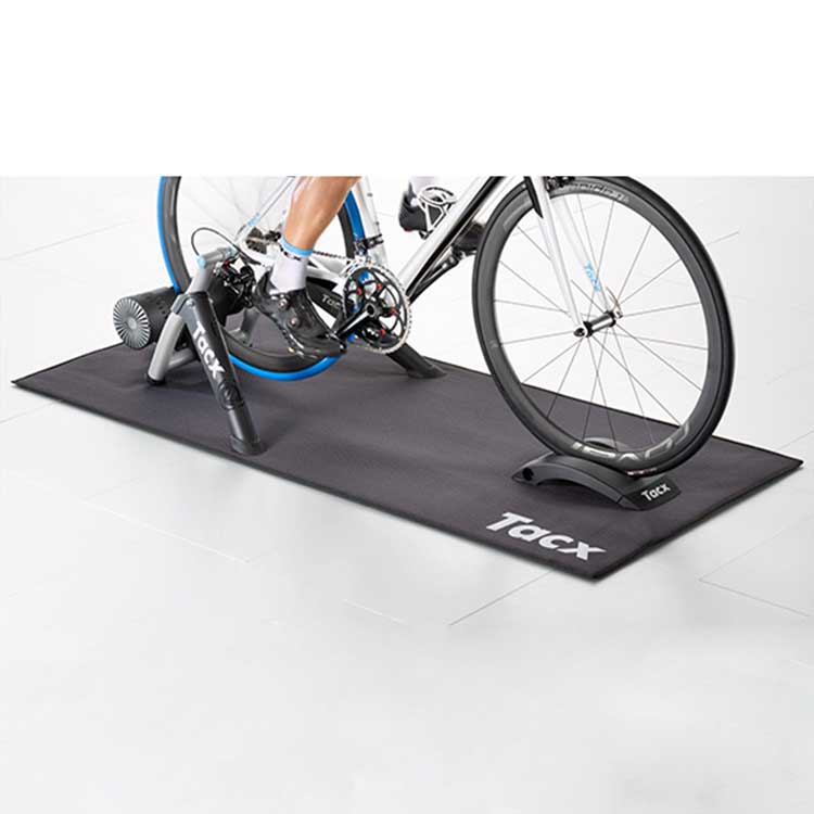 Personalised Logo Road Machine Smart Bike Turbo Trainer Rubber Mat Indoor Bicycle Cycling Spin Bike Crosstrainer Floor Mat