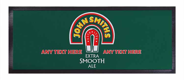 Promotional Personalised Vintage Whiskey Rubber Bar Runners Collecting Pub Cocktail Fabric Beer Bar Mats With Logos
