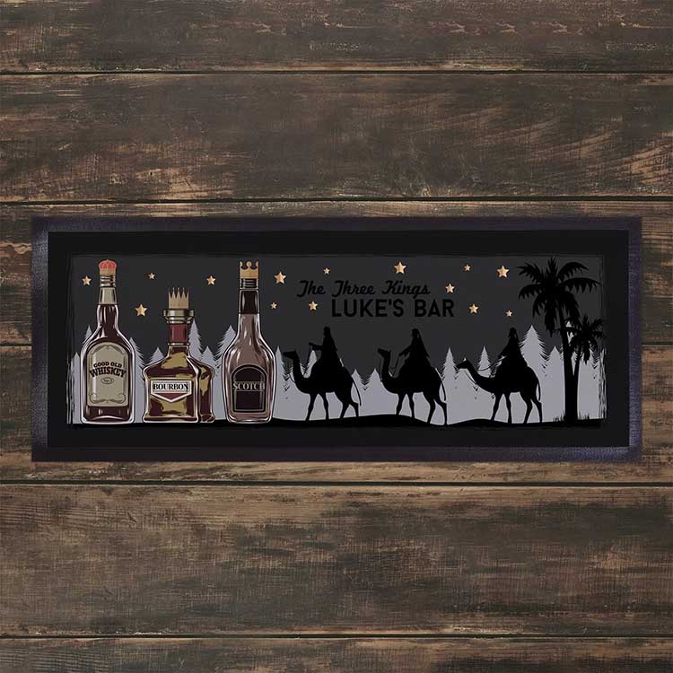 Promotional Pub Desk Counter Mats Bartender Rubber Bar Mats Cocktail Fabric Felt Bar Runner Custom Printed Beer Mats