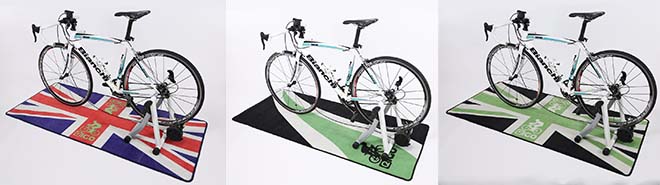 Bike Spare Parts Custom Bike Trainer Mat Indoor Exercise Spin Bike Mat