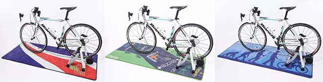 Personalised Indoor cycling mat Bike Carpet Cycleops Training Mat For Peloton Bike