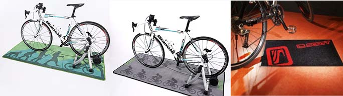 Personalized Gift Indoor Trainer Bicycle Mat Bike Matt Floor Protector Peloton Mat For Bike