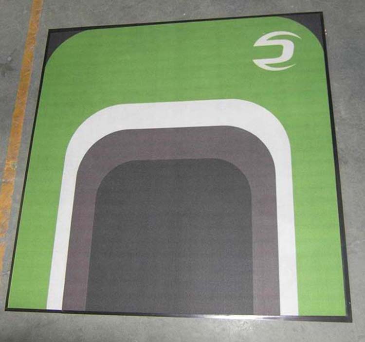 Fitness Equipment Indoor Exercise Bike Mat Custom Tradeshow Exhibition Events Bike Floor Carpet Mat For Cannondale