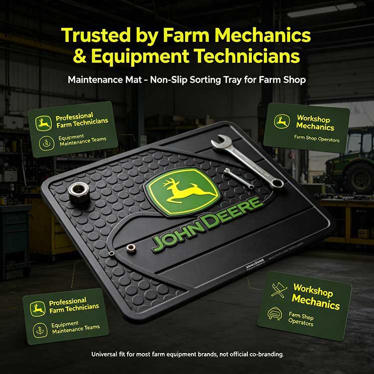 Maintenance mat trusted by professional farm mechanics and technicians.