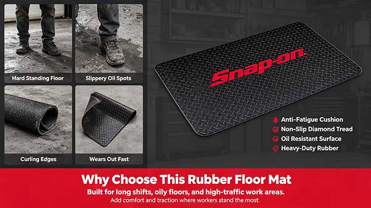 Comparison of a generic thin floor liner versus a heavy-duty rubber floor mat.