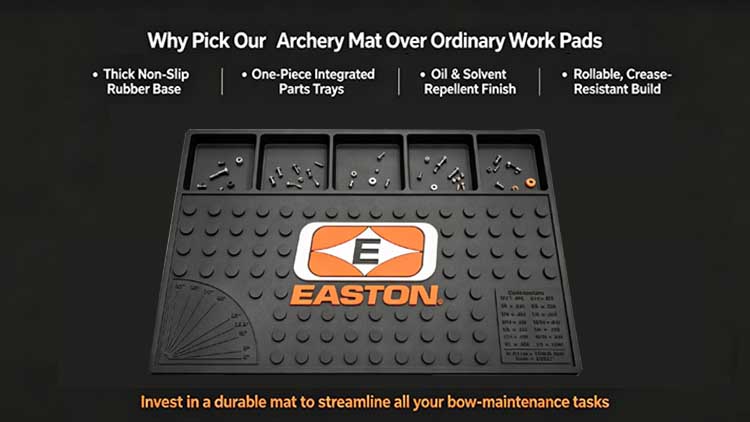 Comparison of premium archery mat versus ordinary work pads