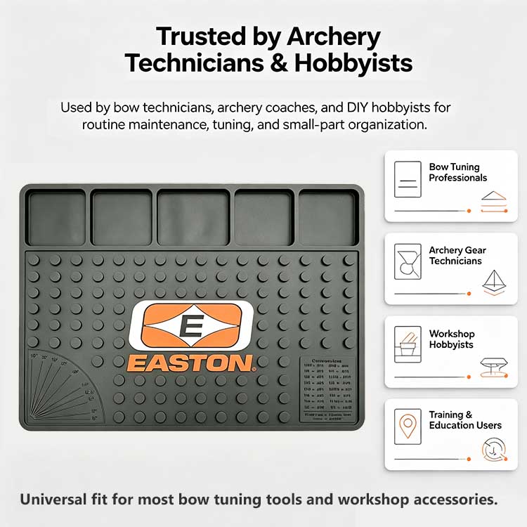 Archery mat trusted by professional bow technicians and hobbyists