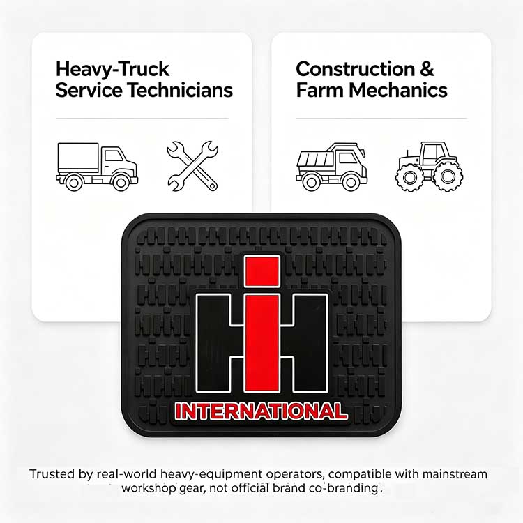 Utility mat trusted by heavy-truck and farm mechanics globally