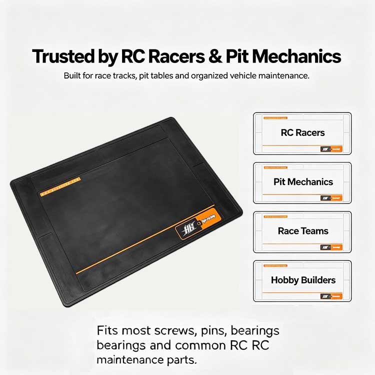 Pit mat trusted by racers and pit mechanics worldwide