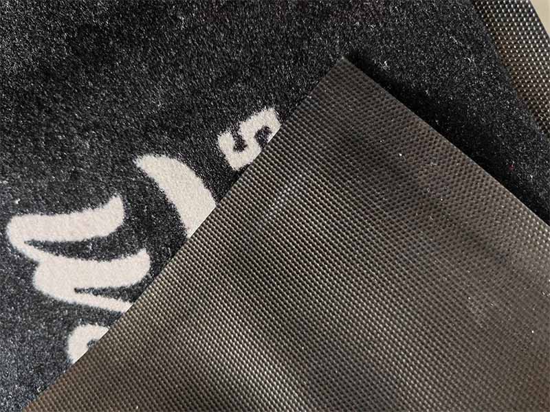 In Stock Brand New 40x60cm Heavy Duty Langen Motorcycle Floor Door Mat Nylon Rubber Rugs Printed Logo Carpet