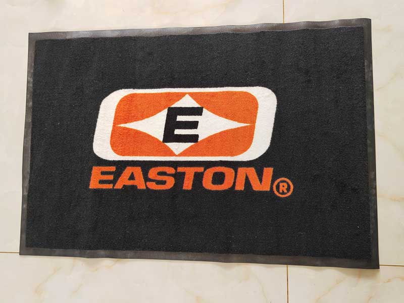 In Stock Brand New 60x90cm Easton Archery Nylon Rubber Door Mats Printed Logo Carpet Rugs Commercial Floor Mats