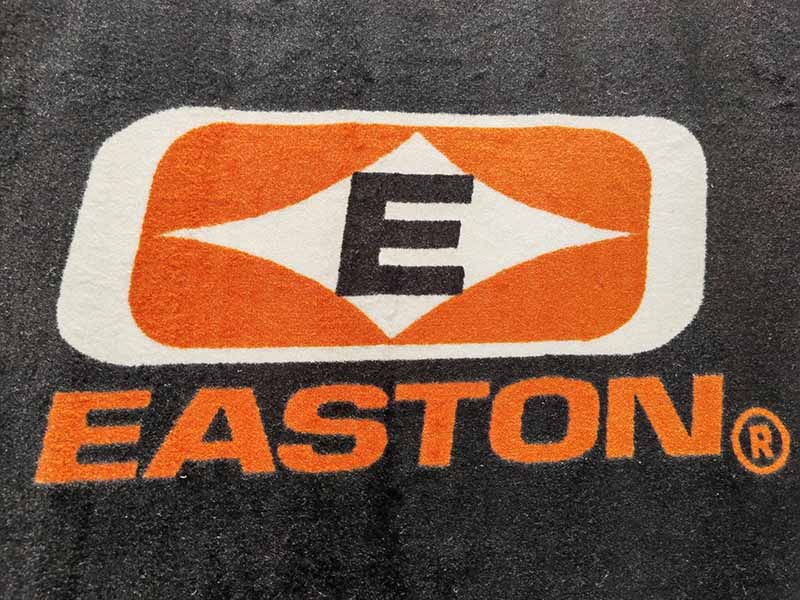 In Stock Brand New 60x90cm Easton Archery Nylon Rubber Door Mats Printed Logo Carpet Rugs Commercial Floor Mats