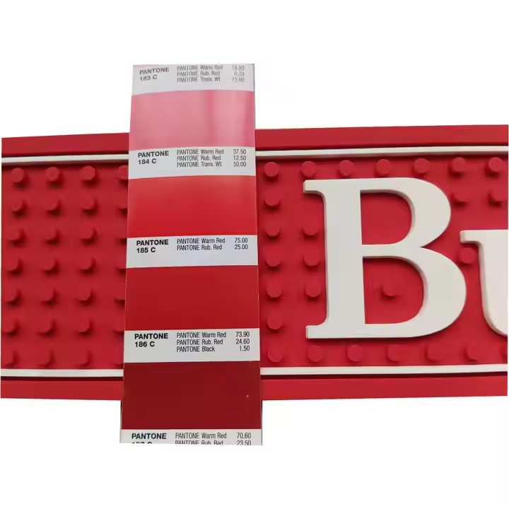 Budweiser Beer Branded Counter Top Silicone Pub Beer Mats Rubber Spill Bar Runner Bartender Cocktail Bar Table Mat