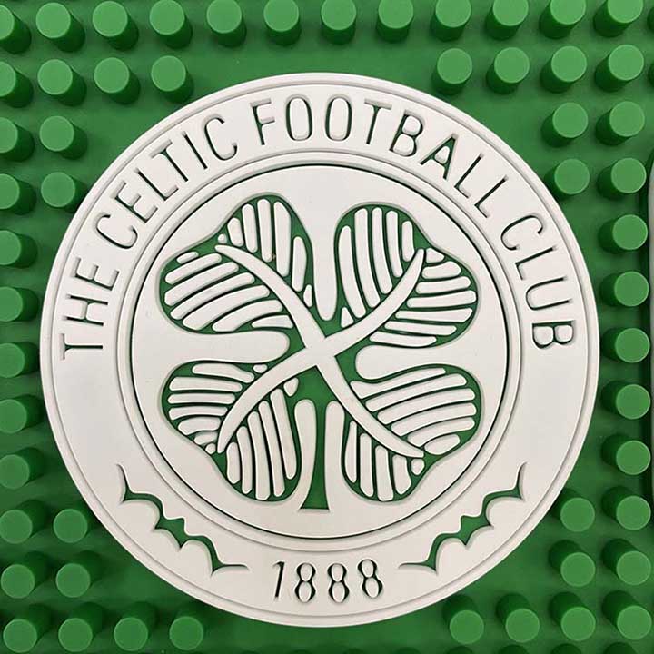 Glasgow Celtic The Celtic Football Club Custom Pub Soft Pvc Bar Mat Non-Slip Beer Drip Mats Silicone Rubber Spill Mat