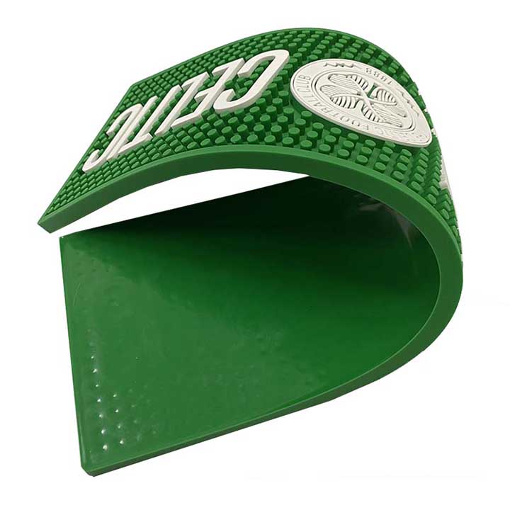 Glasgow Celtic The Celtic Football Club Custom Pub Soft Pvc Bar Mat Non-Slip Beer Drip Mats Silicone Rubber Spill Mat