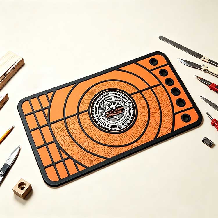 Heat resistant Knife Shop Mat for DIY crafting and precision handwork projects
