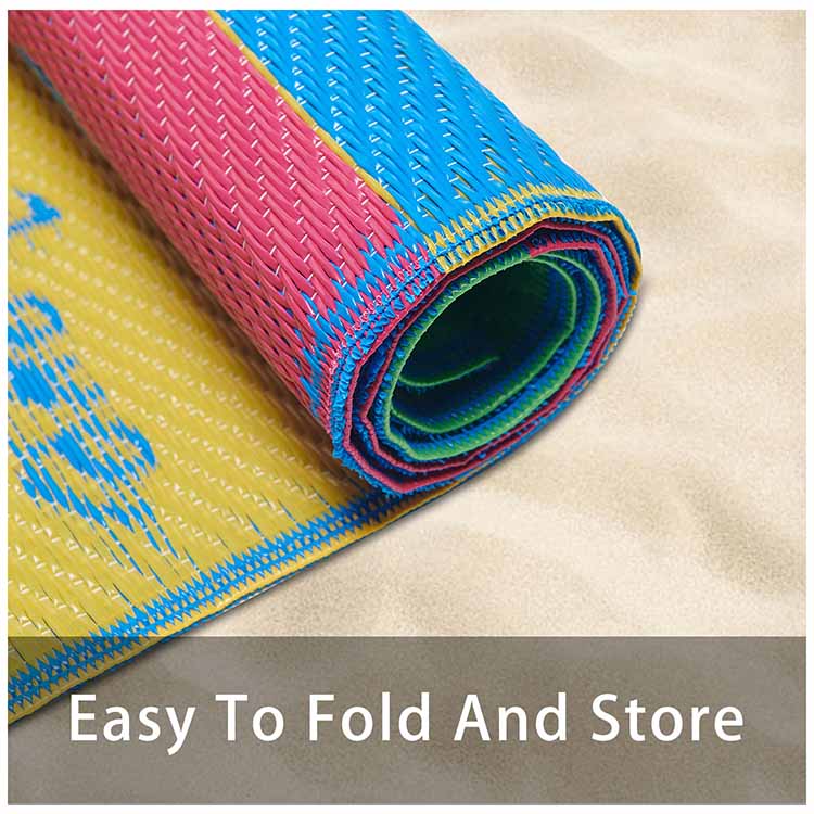 Foldable PP Picnic Blanket - Easy to fold and store for camping and travel.
