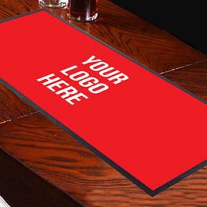 Bar Accessories Tool Promotional Customized Sublimation Premium Home Pub Beer Mats Wine Bar Table Runner