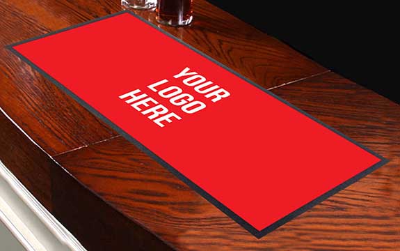 Bar Accessories Tool Promotional Customized Sublimation Premium Home Pub Beer Mats Wine Bar Table Runner