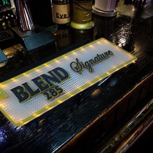Bar Tools Led Illuminated Bar Mat Personalise Bar Runner Rubber Beer Mat Glow In Dark PVC Bar Mat With Logo