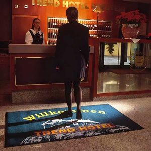Bars & Restaurants Hotel Receptions Entrance Rug Custom Branded Carpet Company Printed Logo Floor Mats For Business