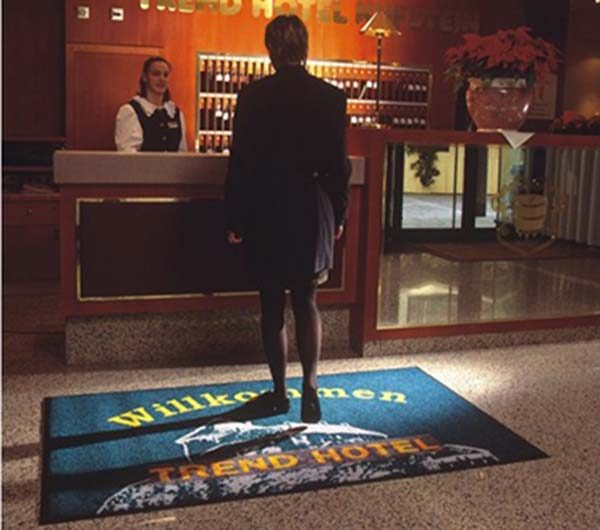 Bars & Restaurants Receptions Entrance Custom Branded Carpet Company Printed Logo Floor Mats For Business