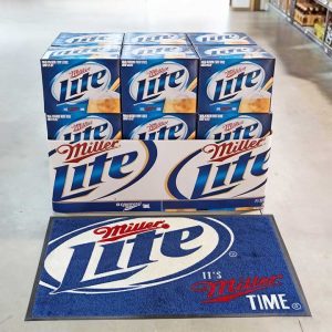 Beer Wine Beverage Marketing Tool Custom Advertising Door Floor Mat Tradeshow Logo Carpet Retail Entry Rug