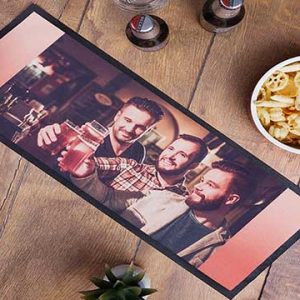 China Factory Hot New Economic High Quality Photo Printed Cloth Bar Runner Rubber Beer Mat Branded Barmat