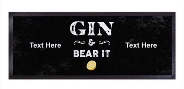 Countertop Heat Protector and Polyester Felt Top Bar Runner Pub Gin Beer Mat Custom Printed Counter Mats Cocktail Bar Mat
