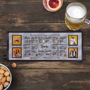 Custom Dye Sublimation Wine Bar Runners Bottle Cocktail Gin Beer Mats Commercial Bar Counter Rubber Shaker Mat