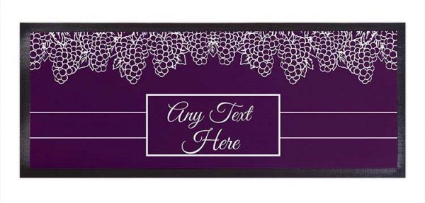 Custom Printed NBR Felt Polyester Top Vintage Gin Bar Runner Pub Counter Wine Cocktail Bar Mat Tpr Rubber Beer Mats