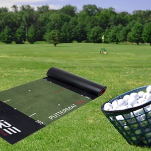 Indoor And Outdoor Putting Green Golf Training Mat Custom Logo Perfect Practice Golf Putting Mat