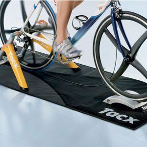 Dumbbell Bench Spinning Bike Bicycle Exercise floor mat with customized printed design