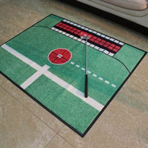 Golf training accessories golf putting green practice mat and antislip rubber backing