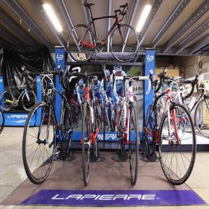 Hardwood Floor Protector For Bike Low Noise Indoor Cycling Mat Custom Logo Tradeshow Exhibition Bike Demonstration Floor Mat