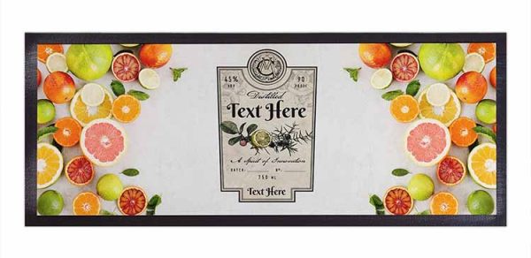 Home Bar Restaurant Use Knitted Polyester Custom Bartender Pub Beer Bar Runner Nitrile Rubber Glass Drinks Mats
