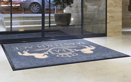 Hotel Restaurant Heavy Duty Outdoor Personalized Premium Carpet Logo Mats Commercial Floor Mats With Logo