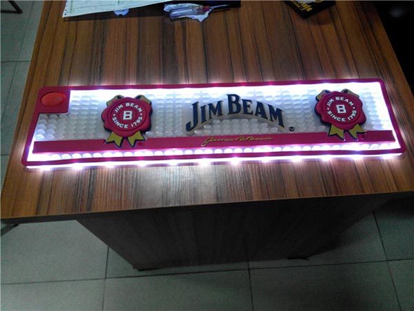 LED table multi functional mats and branded led bar mats