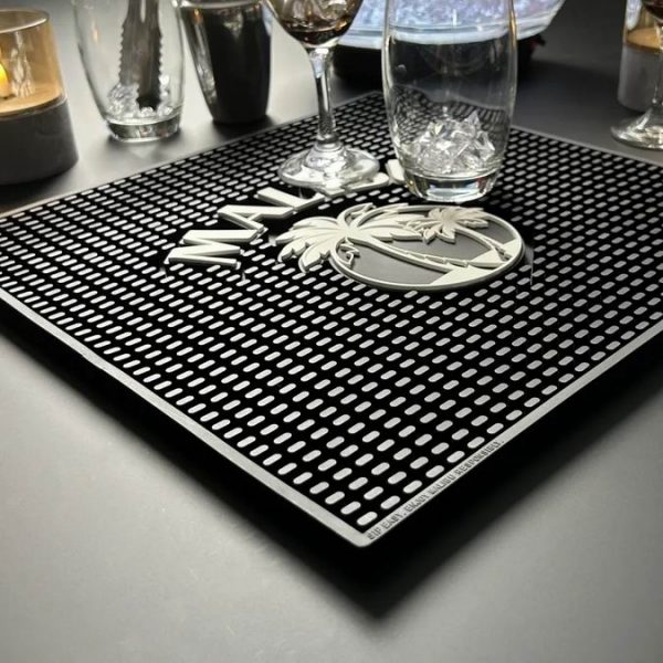 Malibu Rum Bar Counter Mats Personalised Bar Service Mat For Coffee Shops, Restaurants, Bars, Countertop Bar and Table