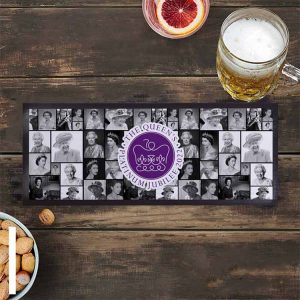 Novelty Home Pub Bar Custom Full Color Printing Foam Nitrile Rubber Bar Mat Polyester Fabric Cloth Nbr Bar Runner Mat