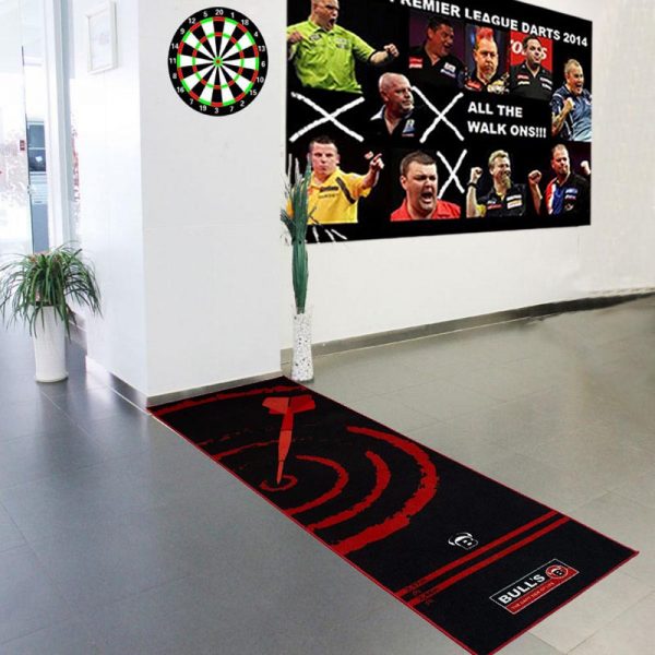 Nylon Printed Dart Mat With Dart Throw Line Dart Accessories Dart Practice Mat