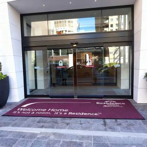 Office Entry Outdoor Rug Entrance Commercial Custom Printed Rubber Logo Doormat Welcome Floor Mats For Business